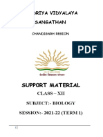 BIOLOGY SUPPORT MATERIAL CLASS XII Final)