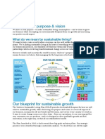 Driven by Our Purpose & Vision: What Do We Mean by Sustainable Living?