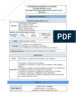 Sequência Didática - Ciências - Ciclo 3 - EJA