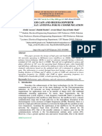 A High Gain and High Bandwidth Reflectarray Antenna For 5G Communication