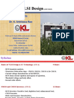 VLSI Design: Dr. K. Srinivasa Rao