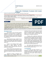 Recurrent Diastema Closure After Orthodontic Treatment With Ceramic