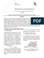 #6 Informe Capacitor de Placas Planas y Paralelas