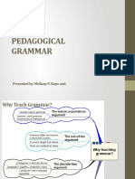 Pedagogical Grammar Report