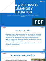 Tema 9 Recursos Humanos y Liderazgo