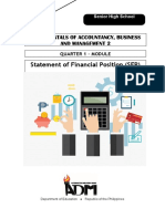 FABM2 - Q1 - Module 1 - Statement of Financial Position