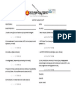 Marketing Plan Grade Sheet