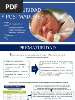 Prematuridad y Postmadurez