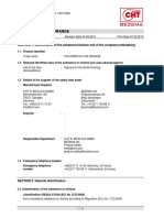 MSDS Colormatch 180 Orange