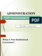 Correctional: Administration