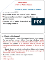 This Chapter For The Course Public Finance Focuses On