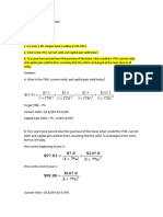 Exercise Problems - 485 Fixed Income 2021