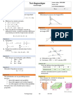 Test Diagnostique 2AC 2019-2020