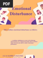 Emotional Disturbance