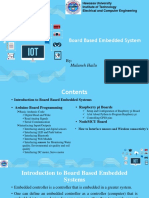 Embedded Systems Lecture 5 Board Based Embedded System