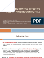 The Orthodontics Effective Role