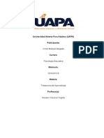 Tarea 9 y 10 Trastorno Del Aprendizaje