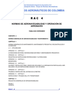 RAC 4 - Normas de Aeronavegabilidad y Operación Aeronaves