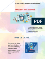 Tópicos de Base de Datos