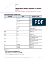 4.3.8 Packet Tracer - Configure Layer 3 Switching and Inter-VLAN Routing - ILM