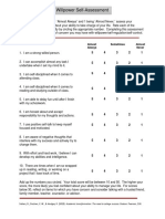 Willpower Self Assessment