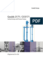 Goulds 3171 / CV3171: Vertical Sump and Process Pumps