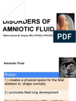 Amniotic Fluid and Placenta Abnormalities