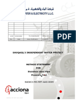 SA04C2-MS-MET-AAG-0009 Method Statement of Pneumatic Test For SS and GRE Pipes