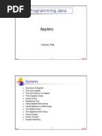 Programming Java: Applets