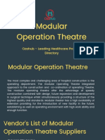 Modular Operation Theatre Manufacturers, Suppliers & Dealers in India