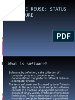 Software Reuse: Status and Future