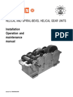 Helical and Spiral-Bevel Helical Gear Units: Installation Operation and Maintenance Manual