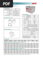 Baterias NPG12-40Ah 12V 40ah