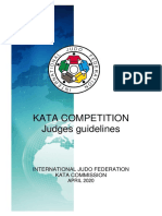 Kata Competition Judges Guidelines: International Judo Federation Kata Commission