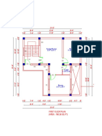 Living Room Kitchen: First Floor Plan (AREA:-760.26 SQ - FT)