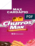 Cardápio Churros Max