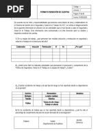 Formato Rendición de Cuentas Del SG-SST