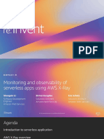 DOP327-R2 - Monitoring and Observability of Serverless Apps Using AWS X-Ray
