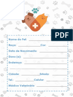 Caderno de Vacina Pet.