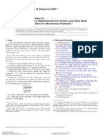 ASTM F2282 - 03 Steel Requirements