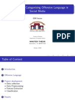 Identifying and Categorizing Offensive Language in Social Media