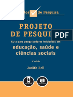 Projeto de Pesquisa: Educação, Saúde e Ciências Sociais