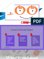 Math 8 Week 1-2 Part 1 - Factoring Polynomials With Common Factors