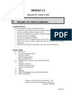  Chapter 3 Measure of Central Tendencies