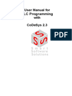 User Manual For PLC Programming