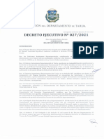 Decreto Ejecutivo N 027-20210002