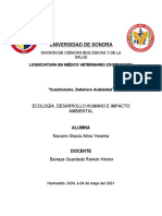 Cuestionario. Deterioro Ambiental