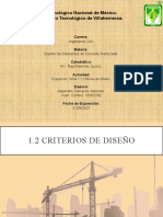 1.2 Criterios de Diseño