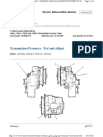 Transmission Pressures - Test and Adjust