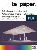 Refueling Automated and Autonomous Trucks - Challenges and Opportunities